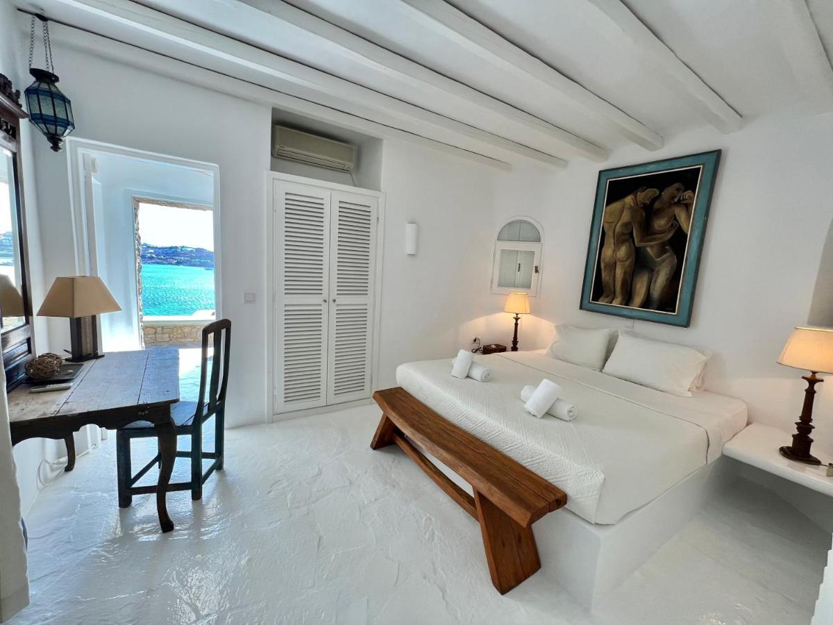 Beachfront Mykonos Guest House Ornos  Buitenkant foto
