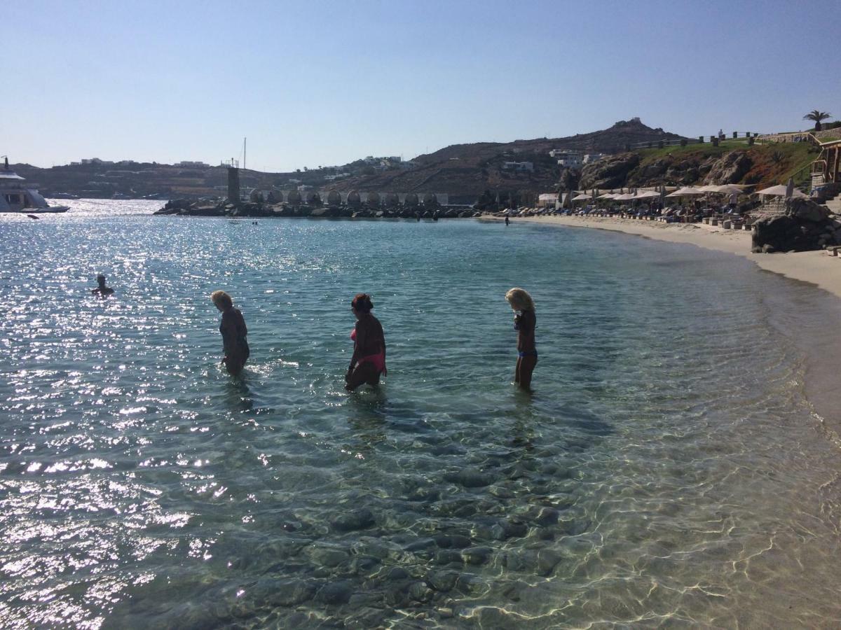 Beachfront Mykonos Guest House Ornos  Buitenkant foto