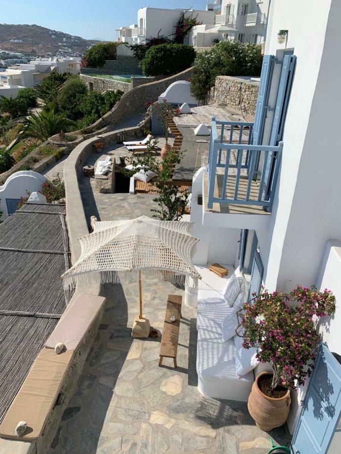 Beachfront Mykonos Guest House Ornos  Buitenkant foto